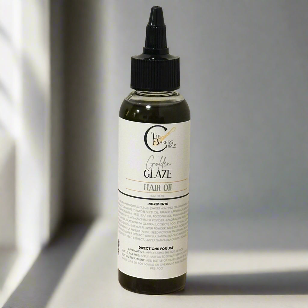 Golden `Glaze: Hair Oil